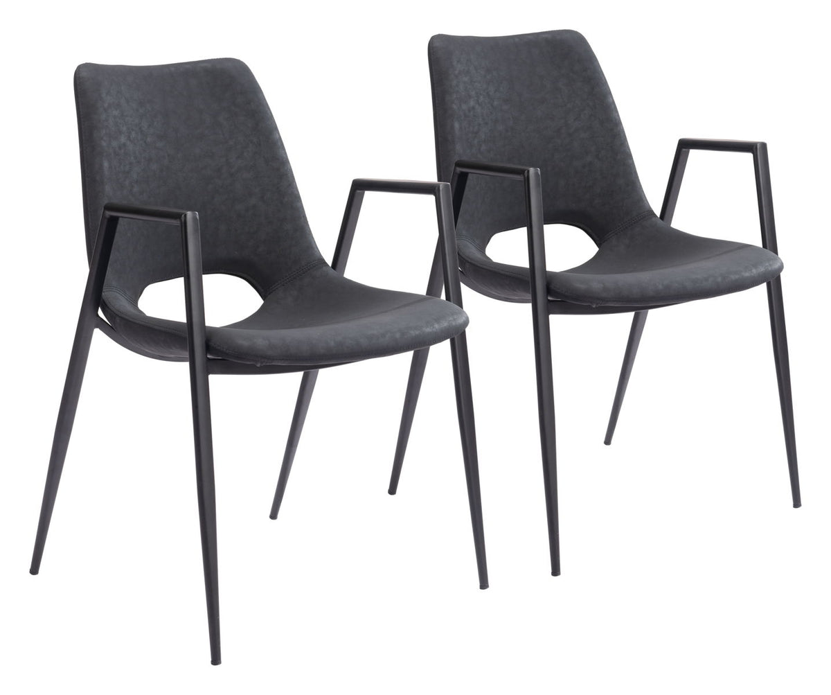 Desi - Chair (Set of 2) - Premium Chair Sets from Zuo Modern - Just $1450! Shop now at brett interiors