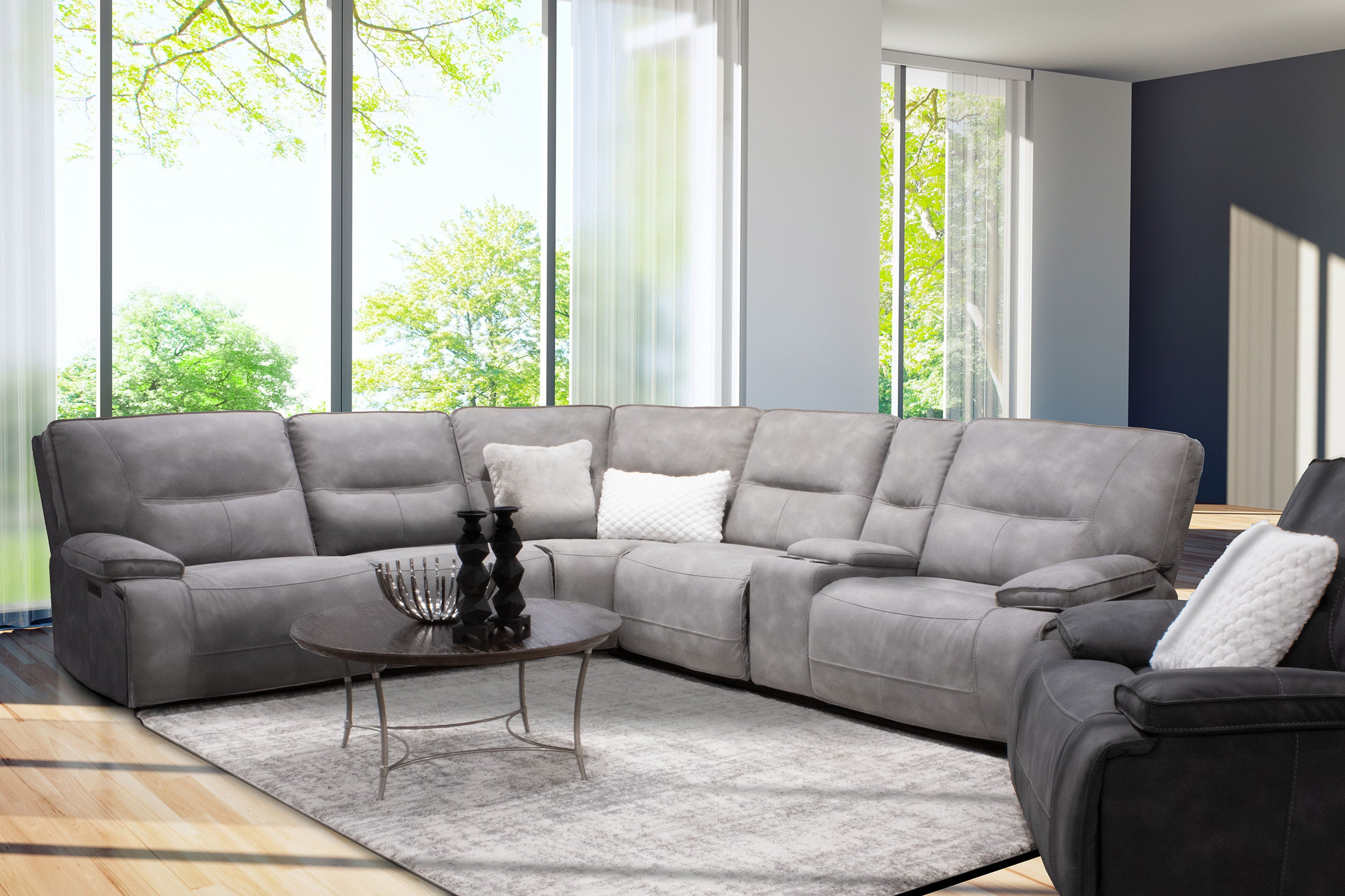 Gladiator - 6 Piece Modular Power Reclining Sectional - Premium Reclining Sectionals from Parker Living - Just $3497.50! Shop now at brett interiors