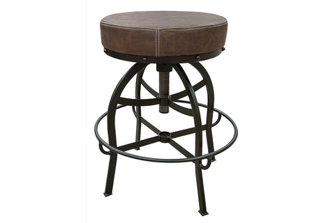 Seating - Adjustable Swivel Stool - Brown - Premium Adjustable Height from International Furniture Direct - Just $327.50! Shop now at brett interiors