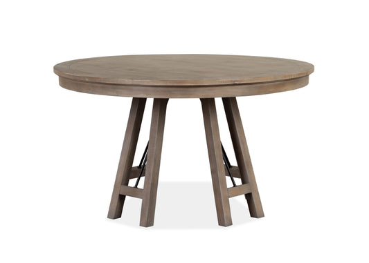 Paxton Place - Round Dining Table - Dovetail Grey - Premium Dining Tables from Magnussen Furniture - Just $959! Shop now at brett interiors