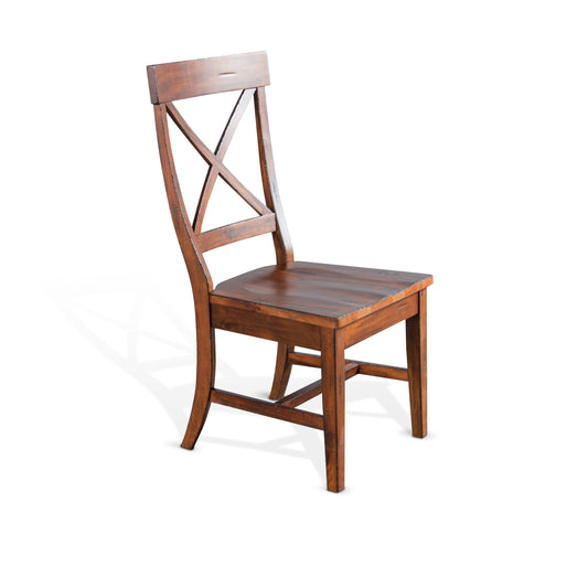 Tuscany - Crossback Chair - Dark Brown - Premium Side Chairs from Sunny Designs - Just $179! Shop now at brett interiors