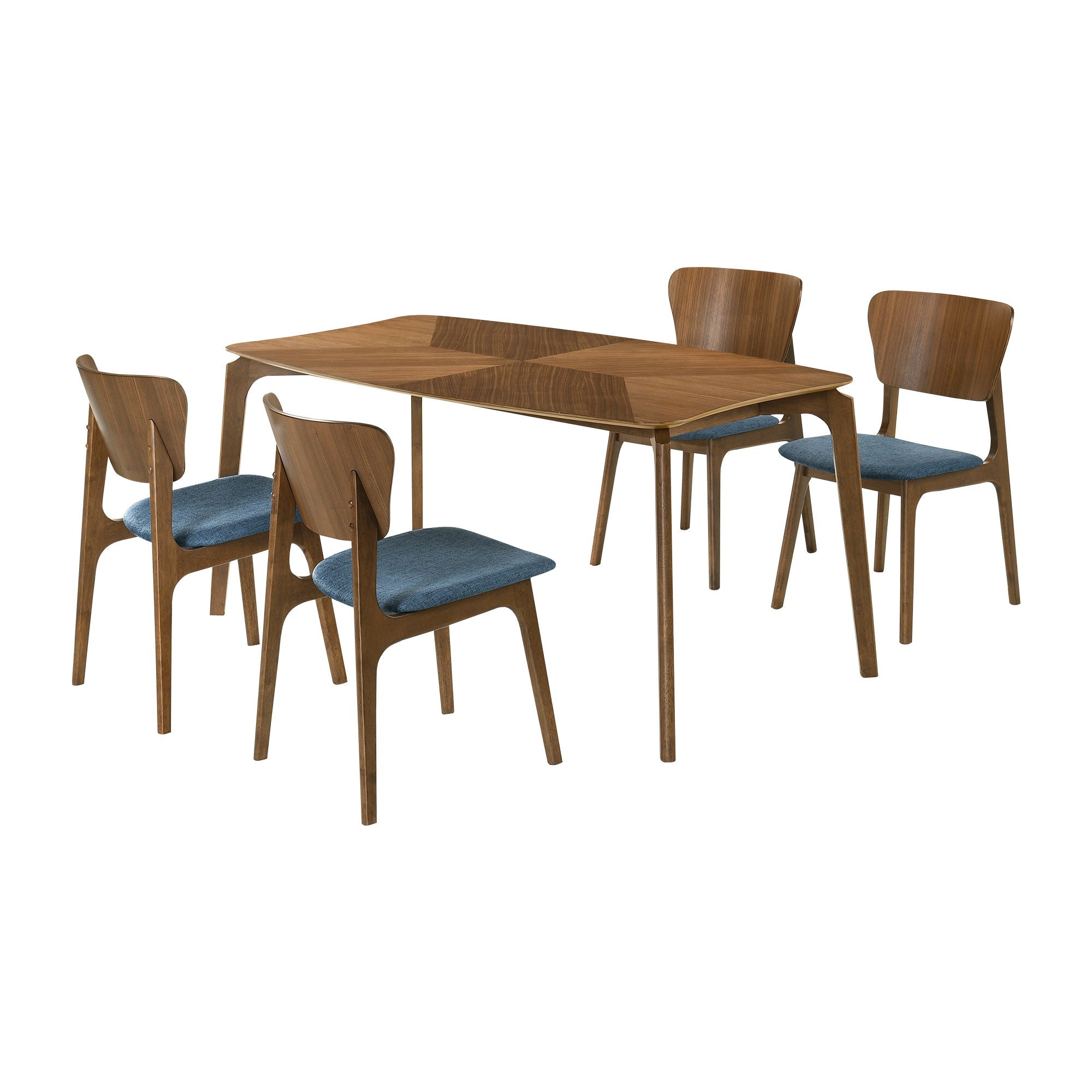 Kalia - Wood Dining Set - Premium 5 Piece Dining Room Sets from Armen Living - Just $1075! Shop now at brett interiors