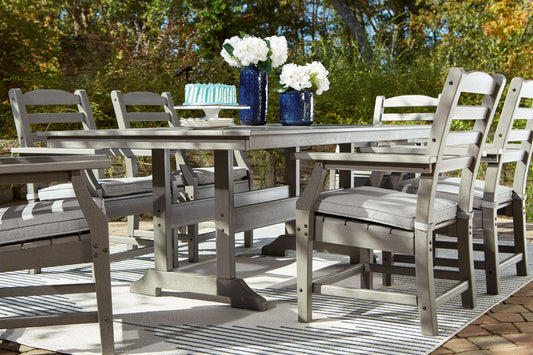 Visola - Gray - 7 Pc. - Dining Set With 6 Chairs - Premium 7 Piece Outdoor Sets from Signature Design by Ashley® - Just $3499.65! Shop now at brett interiors