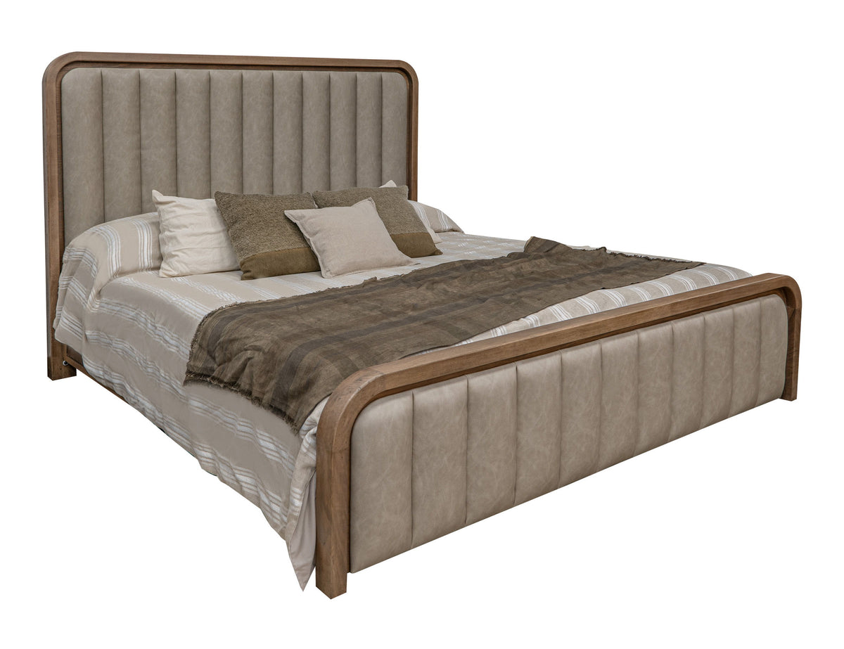 Mezquite - Upholstered Panel Bed - Premium Upholstered Beds from International Furniture Direct - Just $1322.50! Shop now at brett interiors