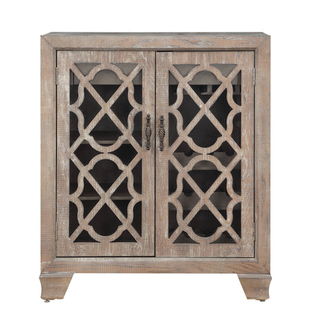 Dakota - Two Door Wine Cabinet - Bronte Light Brown - Premium Accent Cabinets from Coast2Coast Home - Just $2887.50! Shop now at brett interiors