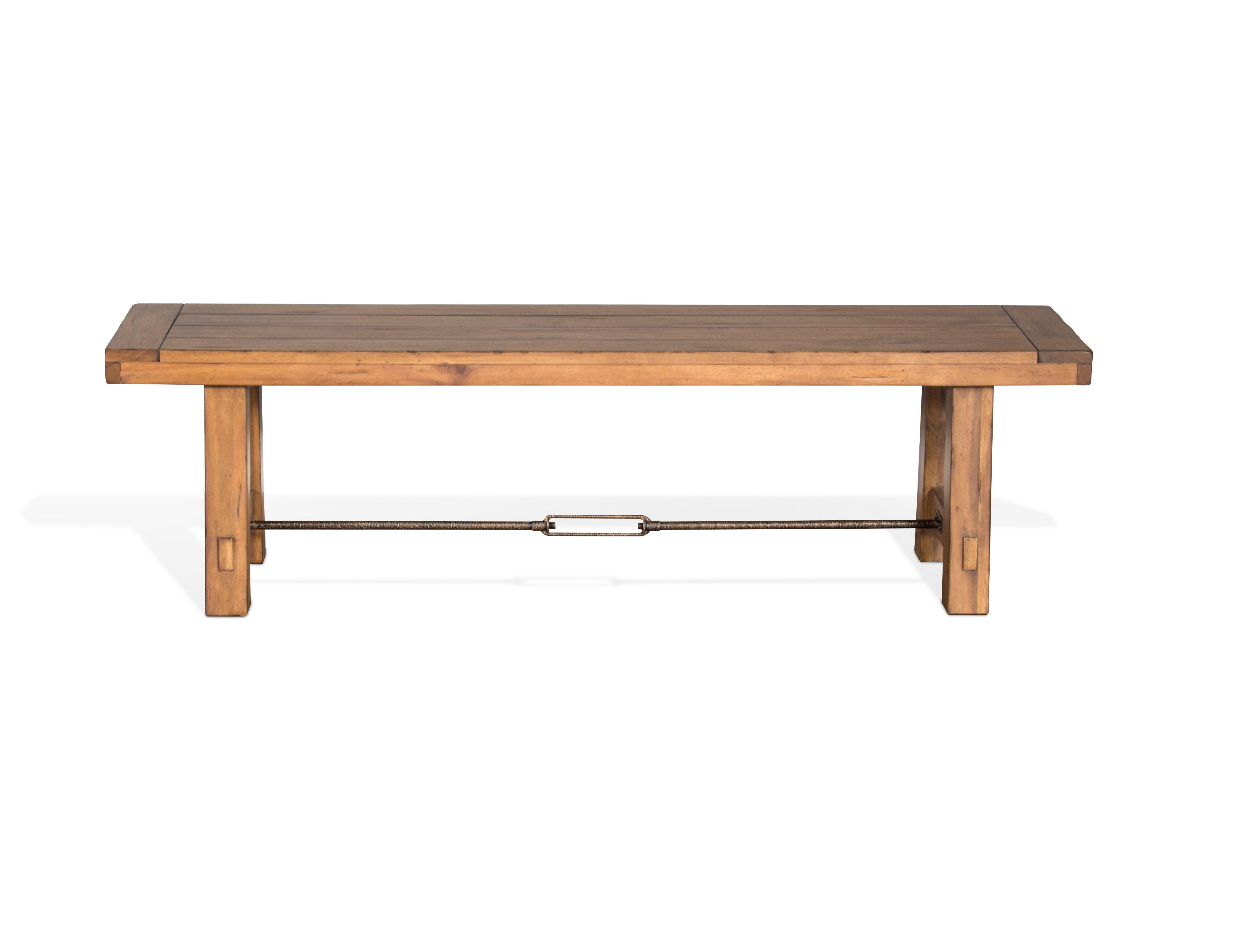 Sierra - Dry Leaf Bench - Light Brown - Premium Dining Benches from Sunny Designs - Just $368! Shop now at brett interiors