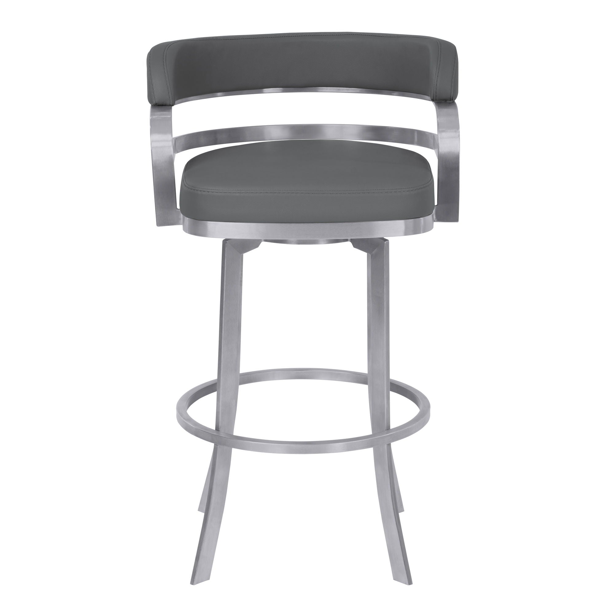 Prinz - Steel Bar Stool - Premium Counter Height (24"-27") from Armen Living - Just $450! Shop now at brett interiors