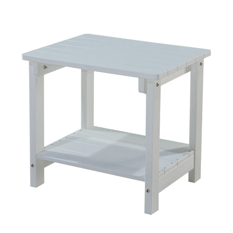 Key West - Weather Resistant Outdoor Indoor Plastic Wood End Table - Premium End Tables from Gather Craft - Just $123! Shop now at brett interiors