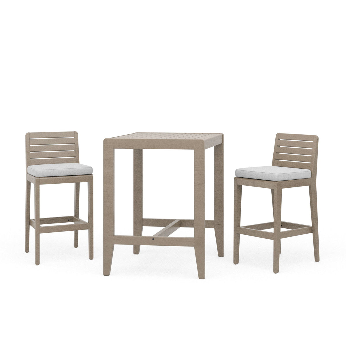 Sustain - Outdoor High Bistro Table And Two Stools - Premium 3 Piece Outdoor Sets from Homestyles - Just $2747.50! Shop now at brett interiors