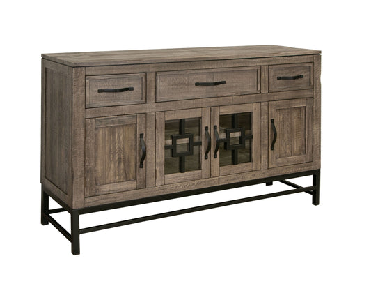 Blacksmith - Console - Truffle Brown / Oil Black - Premium TV Stands from International Furniture Direct - Just $1237.50! Shop now at brett interiors