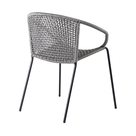 Snack - Indoor / Outdoor Stackable Steel Dining Chair (Set of 2) - Premium Chair Sets from Armen Living - Just $560! Shop now at brett interiors