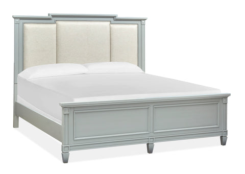 Glenbrook - Complete Panel Bed With Upholstered Headboard - Premium Panel Beds from Magnussen Furniture - Just $1047.50! Shop now at brett interiors