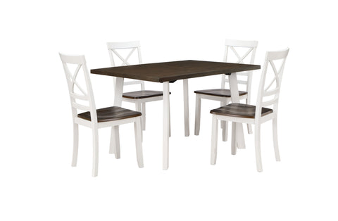 Ivy Lane - 5 Piece Dining Set (Table & 4 Chairs) - Buttermilk - Premium 5 Piece Dining Room Sets from New Classic - Just $497.50! Shop now at brett interiors