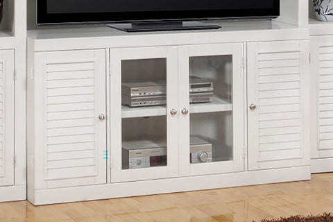 Boca - TV Console - Cottage White - Premium TV Stands from Parker House - Just $737.50! Shop now at brett interiors