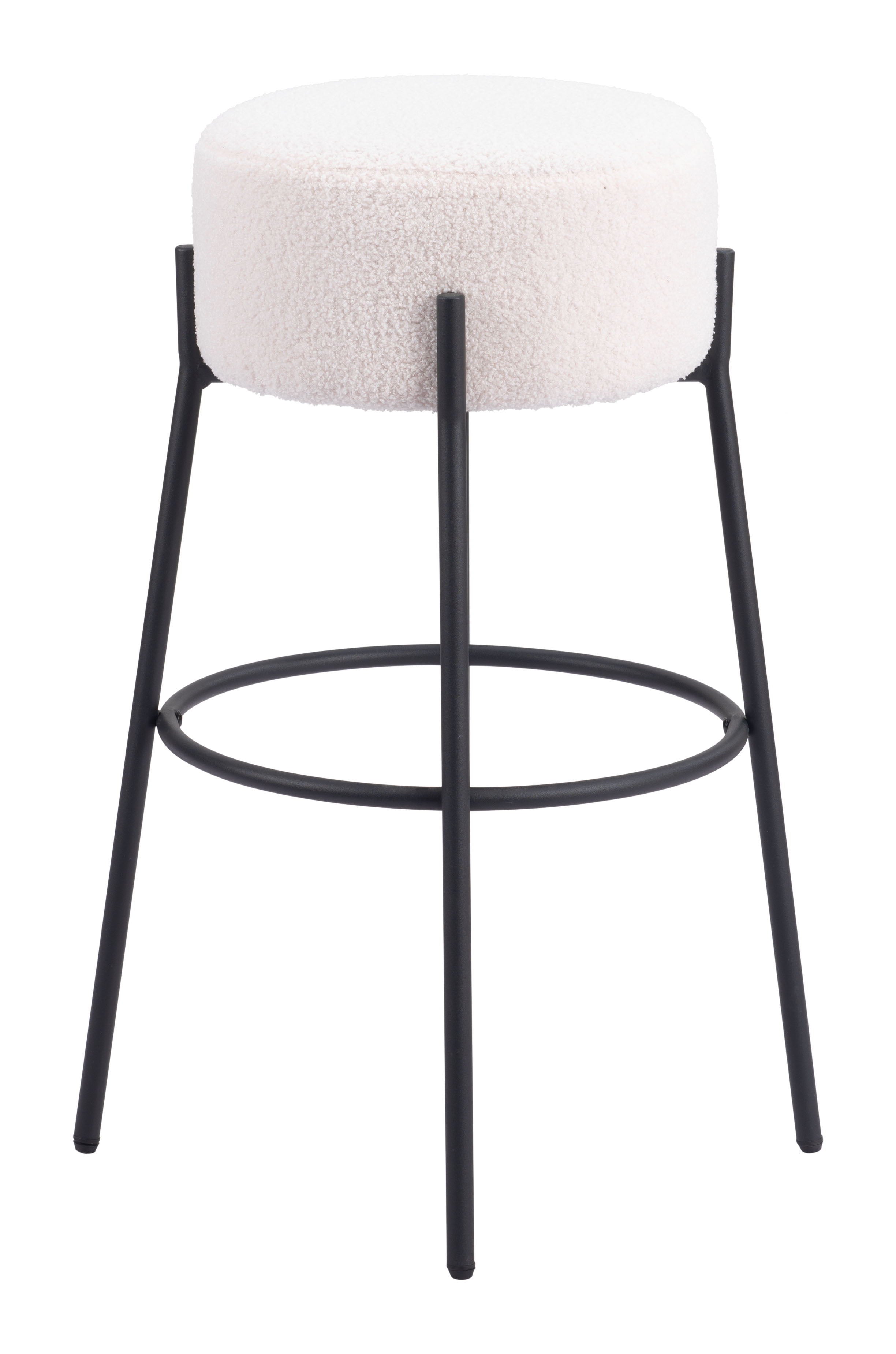 Blanche - Barstool (Set of 2) - Ivory - Premium Stool Sets from Zuo Modern - Just $650! Shop now at brett interiors