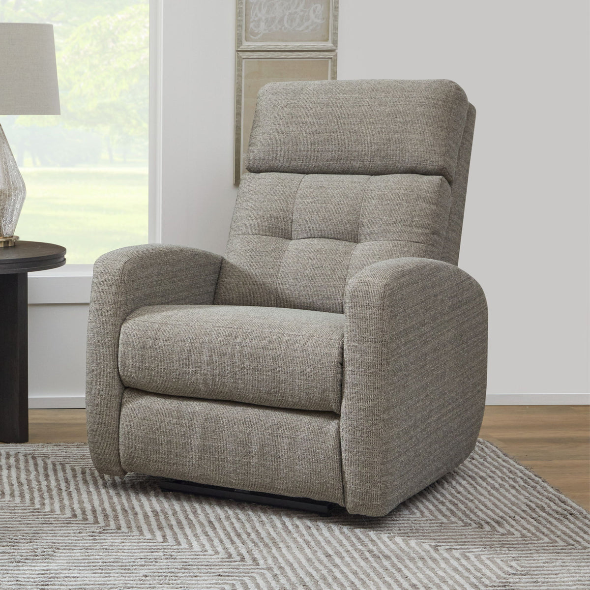 Charlotte - Power Recliner With Power Headrest & Lumbar - Gray - Premium Reclining Chairs from Flexsteel - Just $1875! Shop now at brett interiors