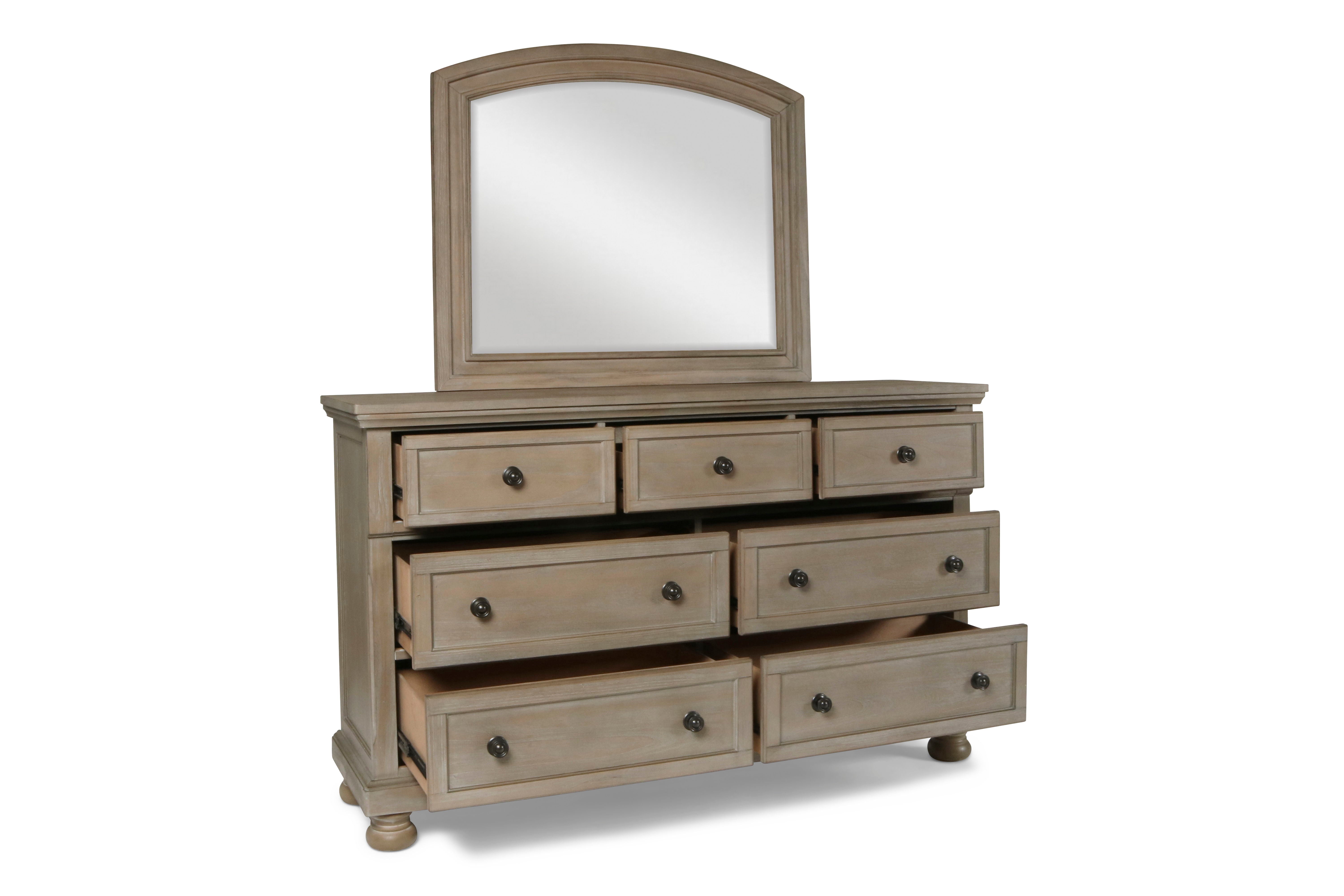 Allegra - Mirror - Pewter - Premium Bedroom Mirrors from New Classic - Just $175! Shop now at brett interiors