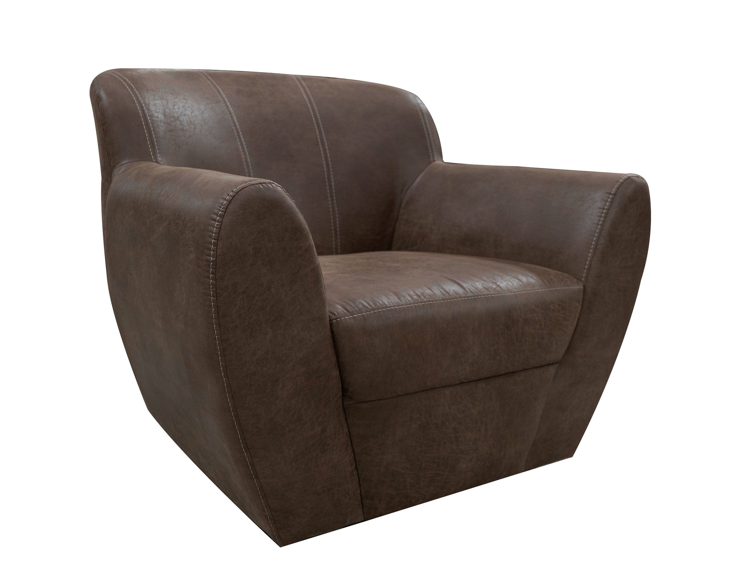 Tamesis - Swivel Accent Chair Armchair - Chocolate Brown - Premium Swivel Chairs from International Furniture Direct - Just $1087.50! Shop now at brett interiors