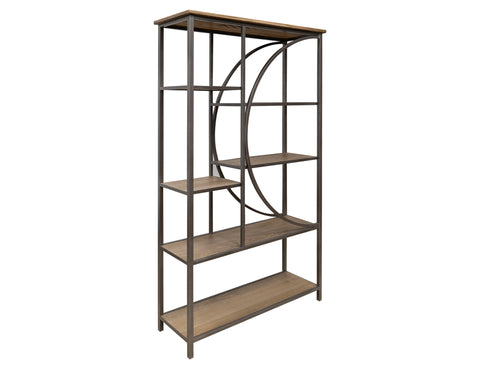 Zandria - Bookcase - Peanut - Premium Standard Bookcases from International Furniture Direct - Just $922.50! Shop now at brett interiors