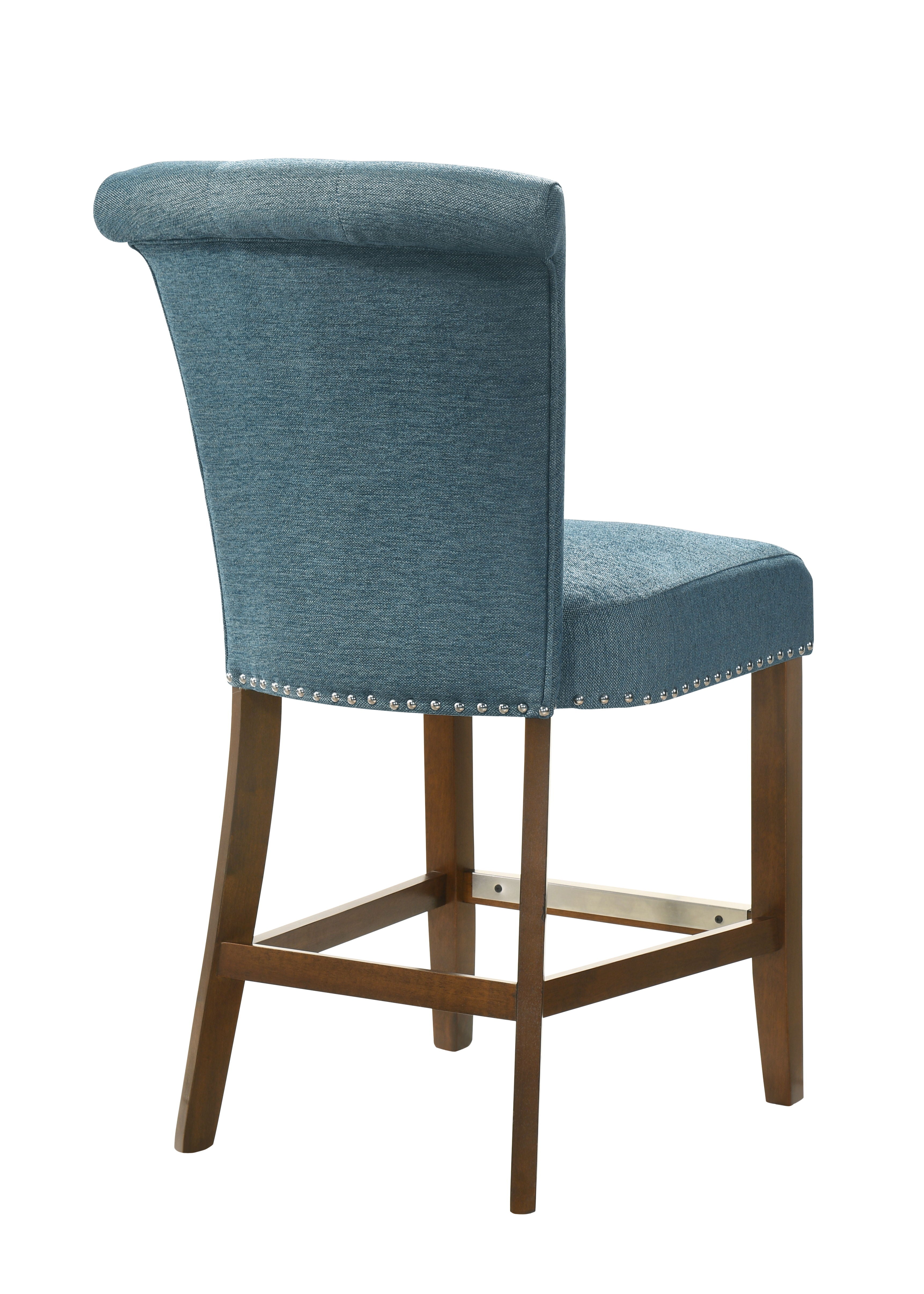 Auggie - 20.5" Fabric Counter Height Chair With Nailhead Trim - Premium Counter Height (24"-27") from Lilola Home - Just $124! Shop now at brett interiors