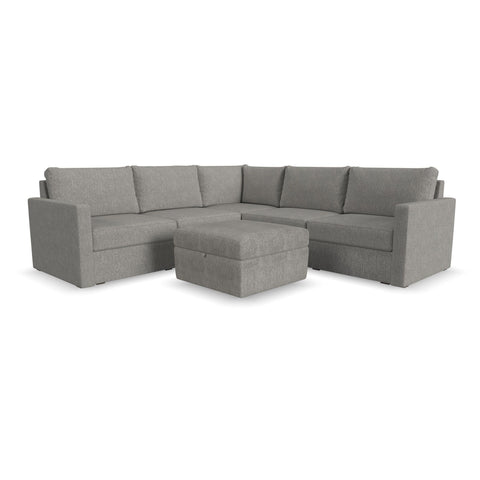 Flex - Sectional with Standard Arm and Storage Ottoman - Premium 2 Piece Living Room Sets from Homestyles - Just $11247.50! Shop now at brett interiors