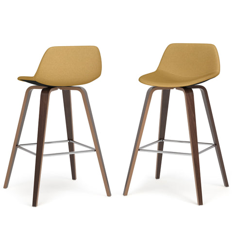 Randolph - Bentwood Counter Height Stool (Set of 2) - Premium Stool Sets from Simpli Home - Just $276! Shop now at brett interiors