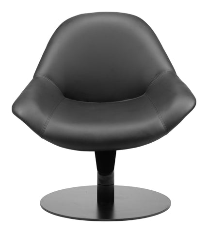 Poole - Accent Chair - Black - Premium Swivel Chairs from Zuo Modern - Just $2450! Shop now at brett interiors