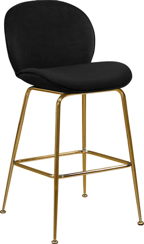 Paris - Stool with Gold Legs (Set of 2) - Premium Stool Sets from Meridian Furniture - Just $650! Shop now at brett interiors