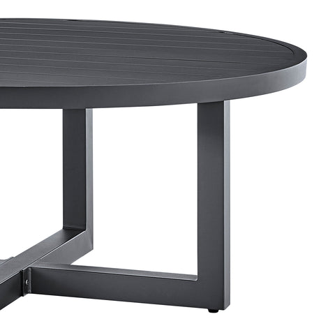 Menorca - Outdoor Patio Round Coffee Table - Premium Coffee Tables from Armen Living - Just $837.50! Shop now at brett interiors