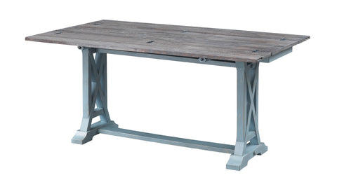 Bar Harbor - Hand Painted Table With Plank Style Top - Premium Dining Tables from Coast2Coast Home - Just $1402.50! Shop now at brett interiors