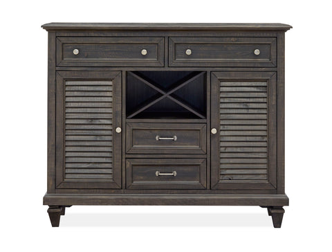 Calistoga - Server - Weathered Charcoal - Premium Servers from Magnussen Furniture - Just $1689! Shop now at brett interiors