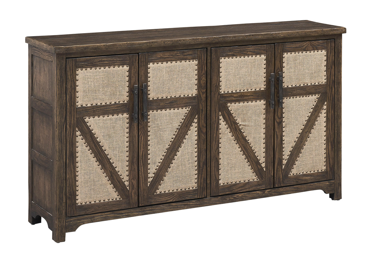 Rochport - Four Door Credenza - Brown / Taupe - Premium Credenzas from Coast2Coast Home - Just $3712.50! Shop now at brett interiors