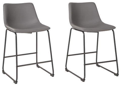 Centiar - Upholstered Barstool (Set of 2) - Premium Stool Sets from Signature Design by Ashley® - Just $265.65! Shop now at brett interiors