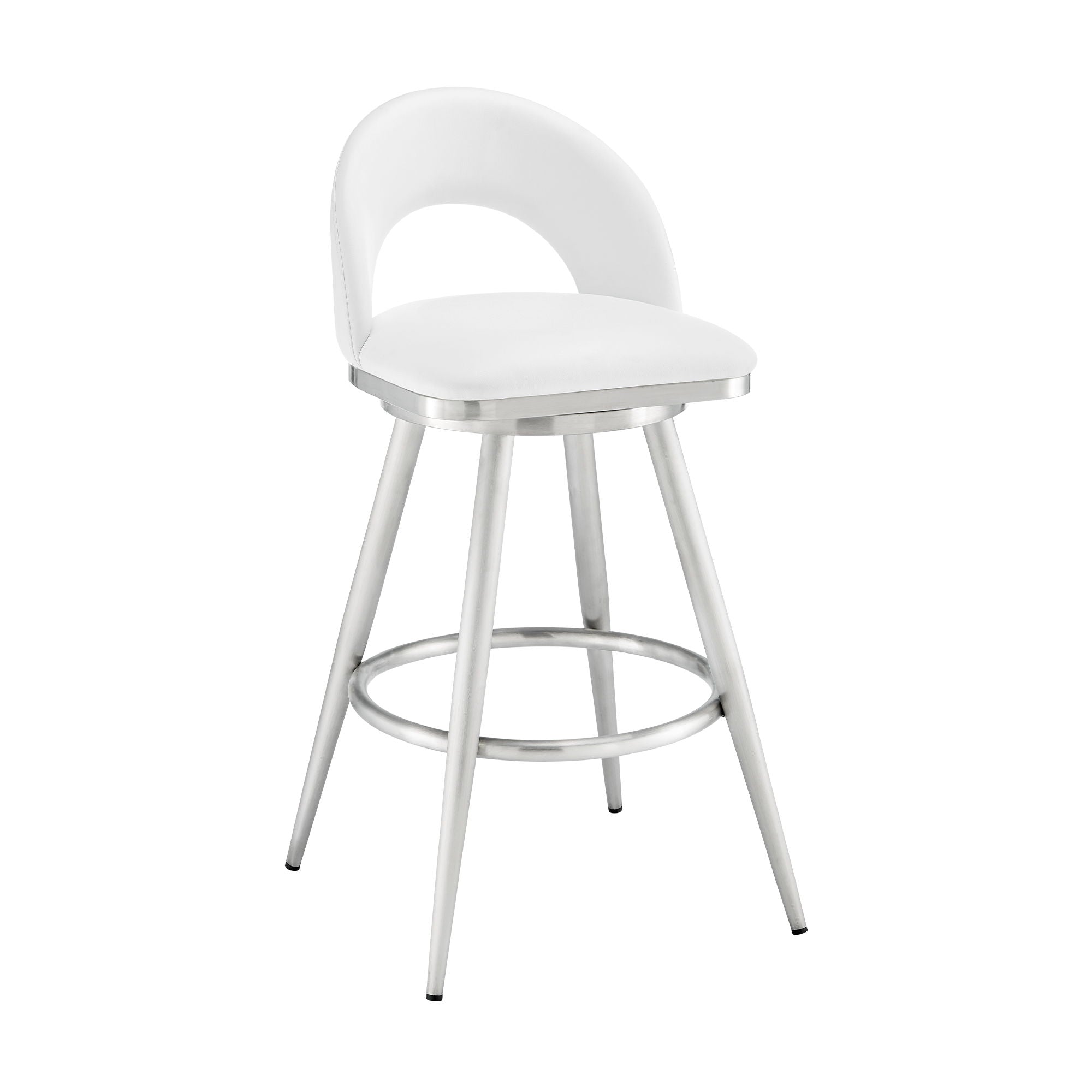 Charlotte - Swivel Bar Stool - Premium Counter Height (24"-27") from Armen Living - Just $360! Shop now at brett interiors