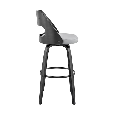 Julius - Wood Bar Stool - Premium Counter Height (24"-27") from Armen Living - Just $237.50! Shop now at brett interiors