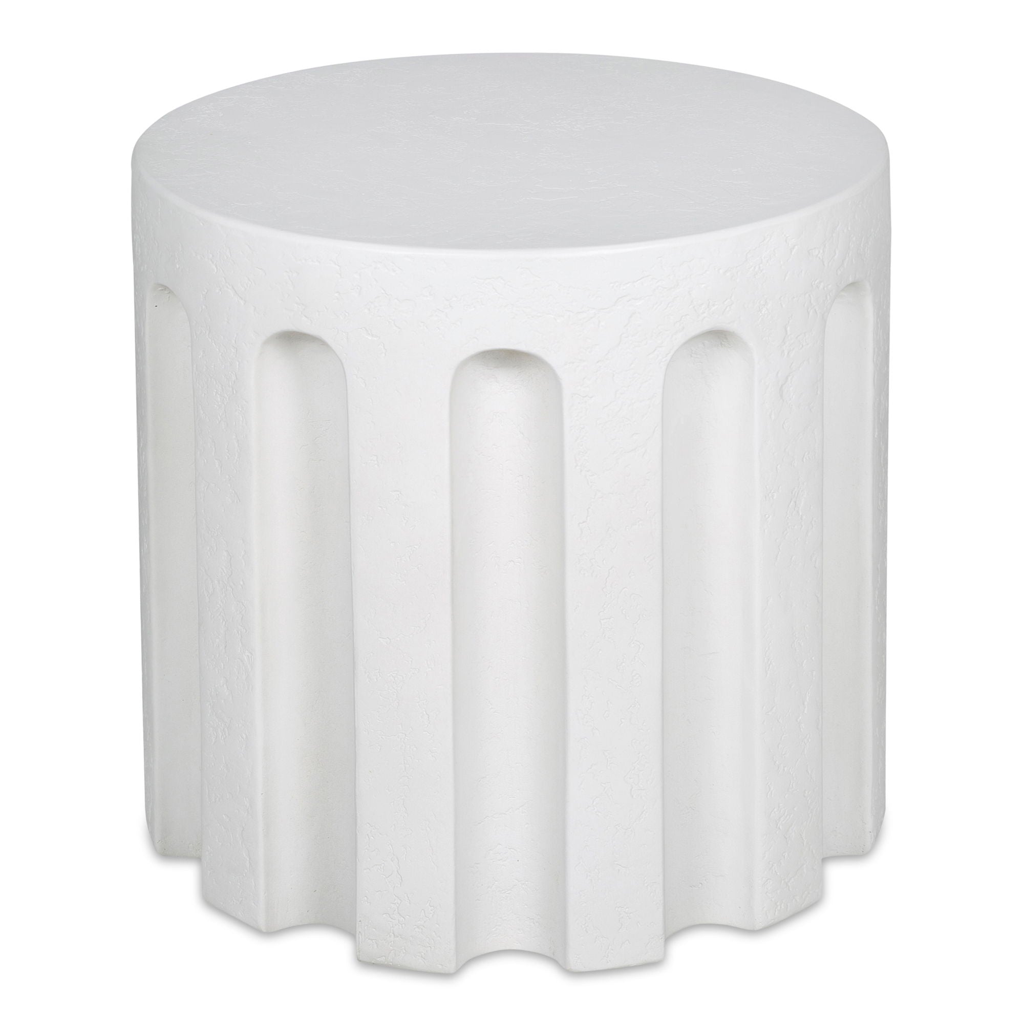 Eris - Outdoor Accent Table - White - Premium Side Tables from Moe's Home Collection - Just $1222.50! Shop now at brett interiors