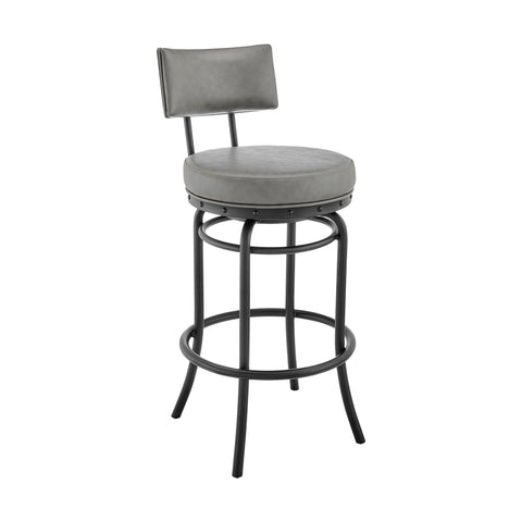 Leslie - Swivel Stool - Premium Counter Height (24"-27") from Armen Living - Just $382.50! Shop now at brett interiors