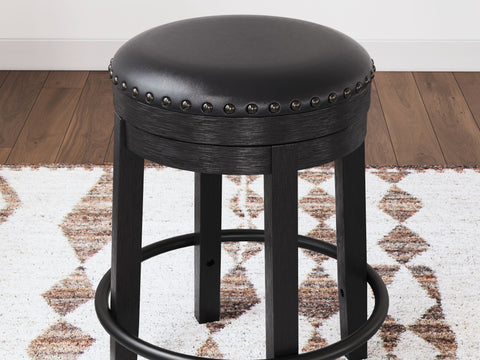 Valebeck - Upholstered Swivel Stool - Premium Counter Height (24"-27") from Signature Design by Ashley® - Just $179.03! Shop now at brett interiors