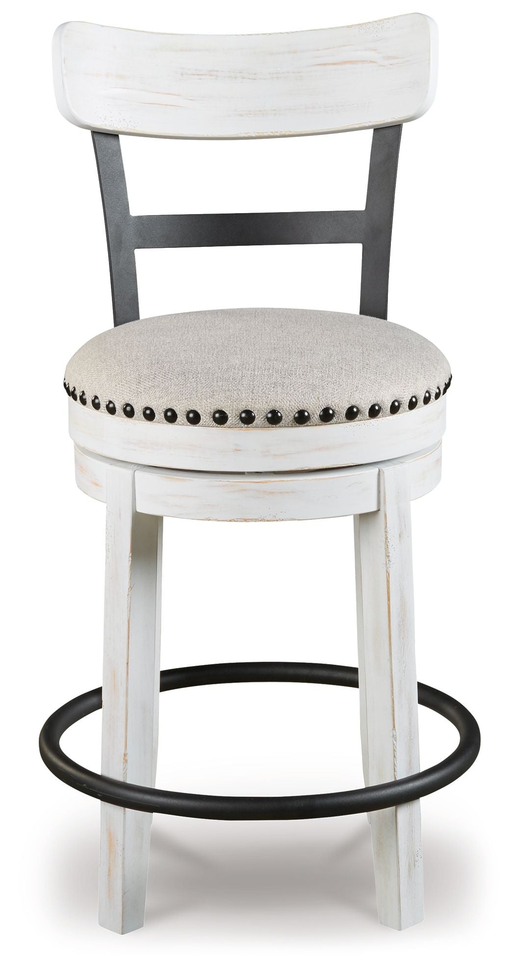 Valebeck - Full Back Swivel Stool - Premium Counter Height (24"-27") from Signature Design by Ashley® - Just $254.10! Shop now at brett interiors