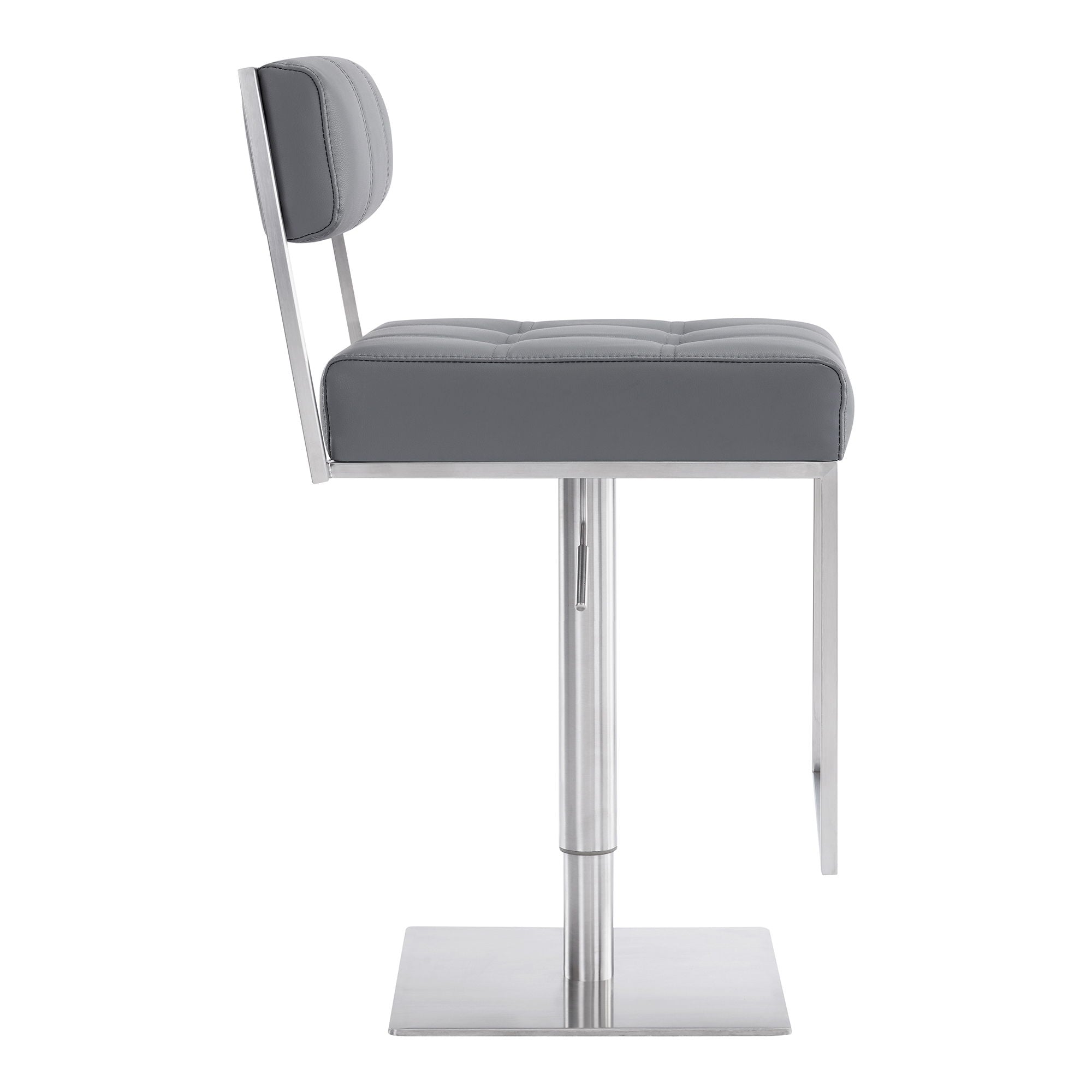 Michele - Swivel Adjustable Height Bar Stool - Premium Adjustable Height from Armen Living - Just $365! Shop now at brett interiors