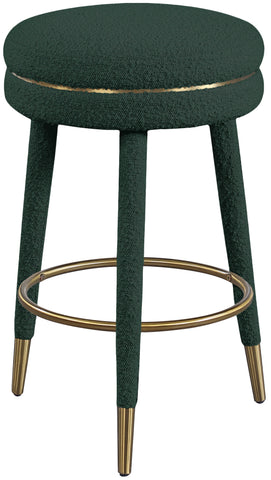 Coral - Counter Stool - Green - Premium Counter Height (24"-27") from Meridian Furniture - Just $362.50! Shop now at brett interiors