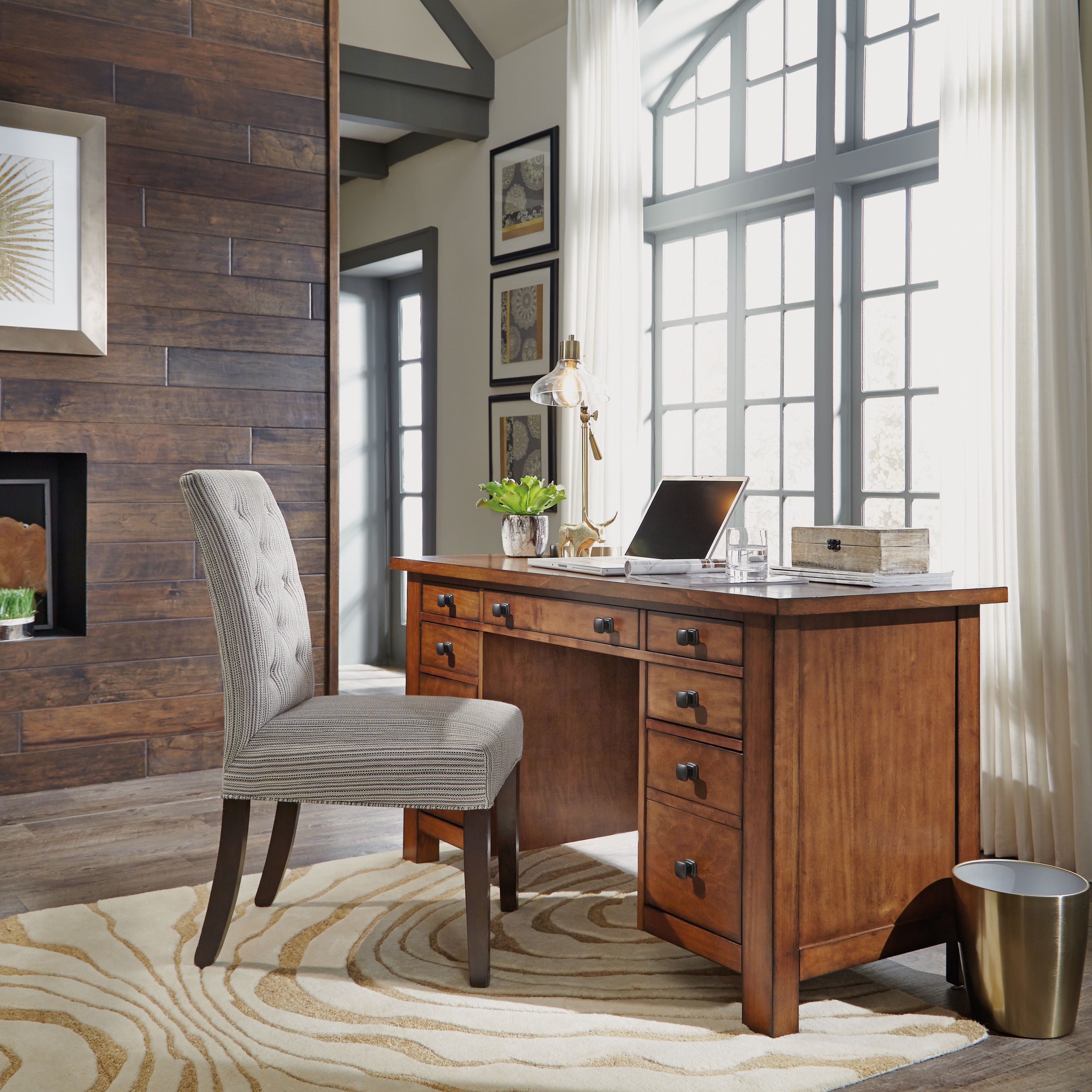 Tahoe - Pedestal Desk - Premium Writing Desks from Homestyles - Just $2449.98! Shop now at brett interiors