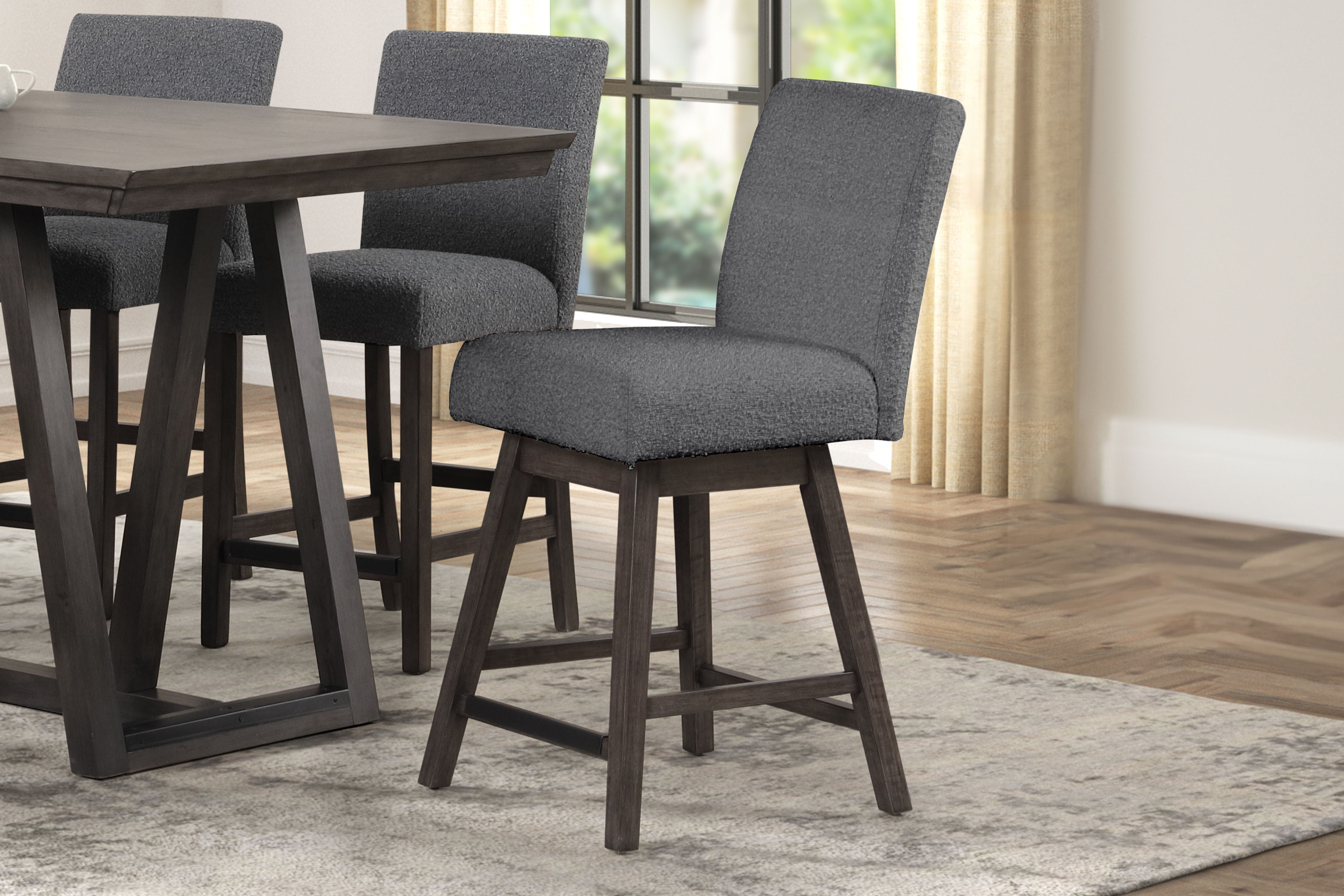 High Line - Swivel Counter Chair (Set of 2) - Premium Chair Sets from New Classic - Just $392.50! Shop now at brett interiors