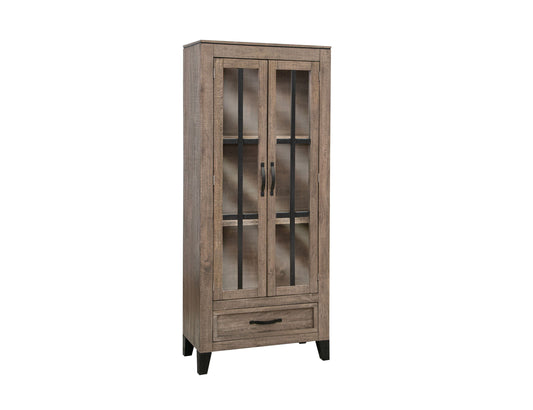 Blacksmith - Cabinet - Truffle Brown / Oil Black - Premium Accent Cabinets from International Furniture Direct - Just $997.50! Shop now at brett interiors