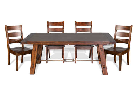 Tuscany - Extension Table - Dark Brown - Premium Dining Tables with Extensions from Sunny Designs - Just $1054! Shop now at brett interiors