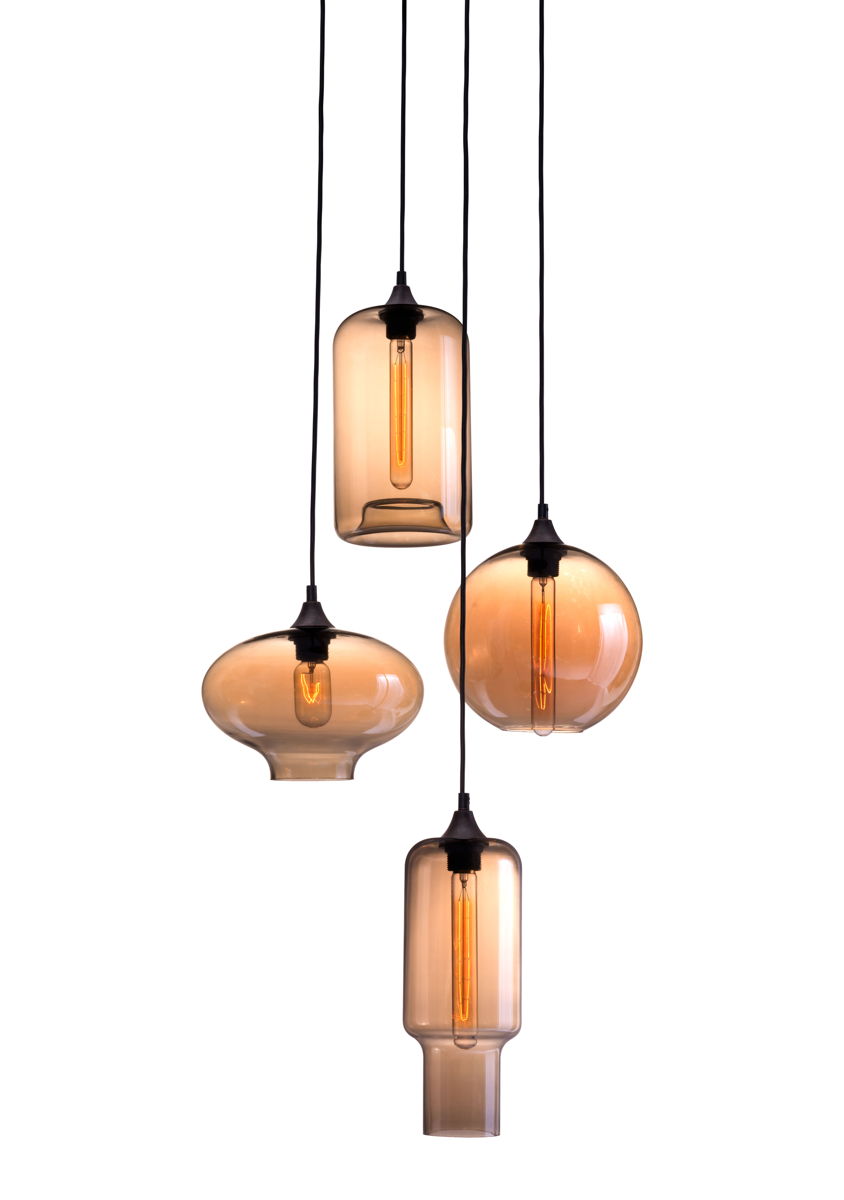 Lambie - Ceiling Lamp - Rust / Amber - Premium Ceiling Lamps from Zuo Modern - Just $1325! Shop now at brett interiors