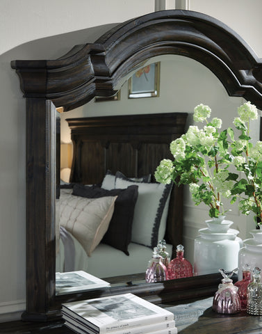 Bellamy - Shaped Mirror - Peppercorn - Premium Accent Mirrors from Magnussen Furniture - Just $649! Shop now at brett interiors