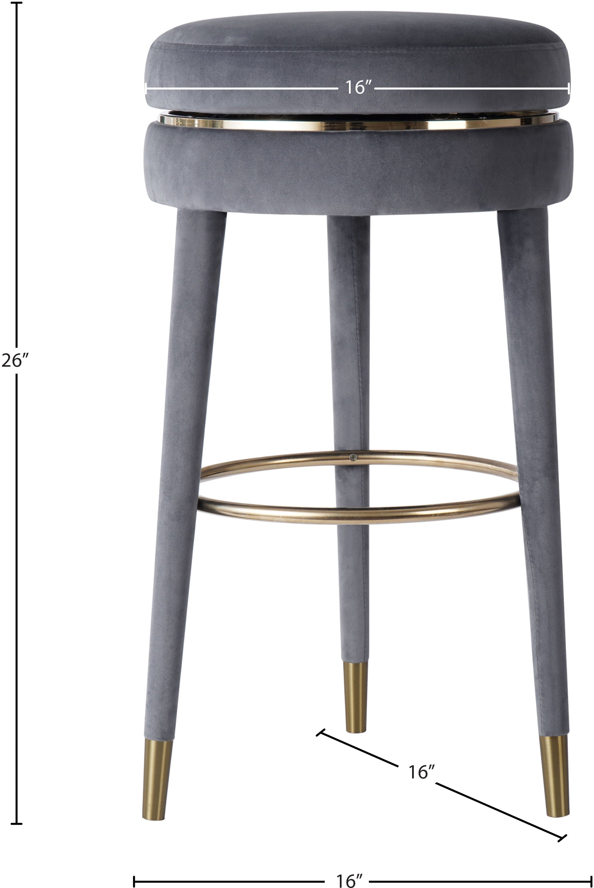 Coral - Counter Stool - Premium Counter Height (24"-27") from Meridian Furniture - Just $337.50! Shop now at brett interiors