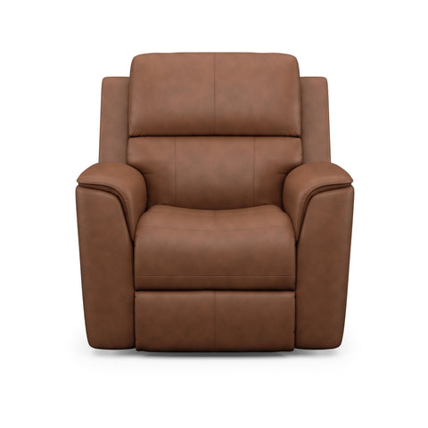 Henry - Power Recliner with Power Headrest & Lumbar - Premium Reclining Chairs from Flexsteel - Just $700! Shop now at brett interiors