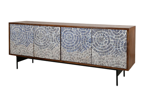 Crossings - Console - Coconut Shell - Premium TV Stands from Parker House - Just $1622.50! Shop now at brett interiors